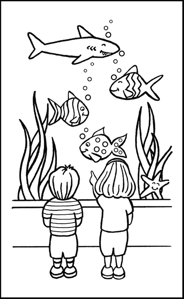 Fish coloring pages