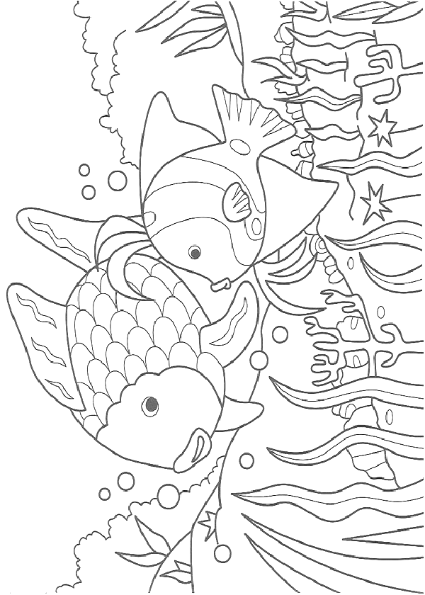 Fish coloring pages