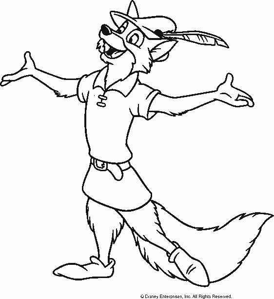 Fox coloring pages