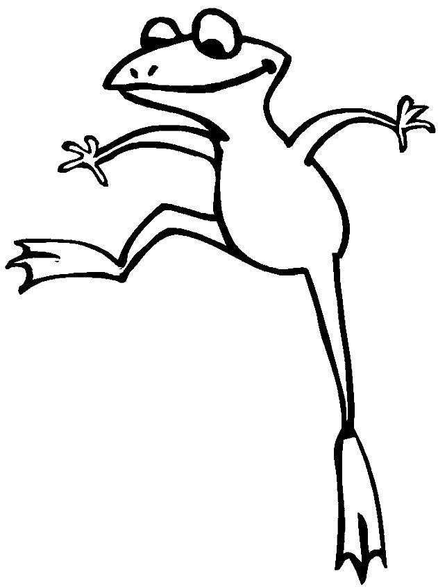 Frog coloring pages