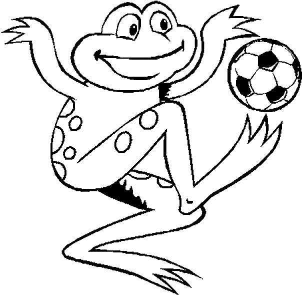 Frog coloring pages