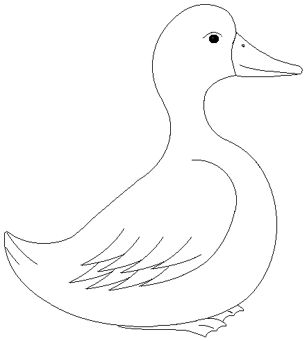 Geese coloring pages