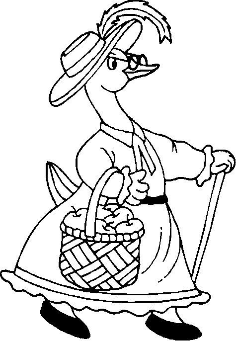 Geese coloring pages