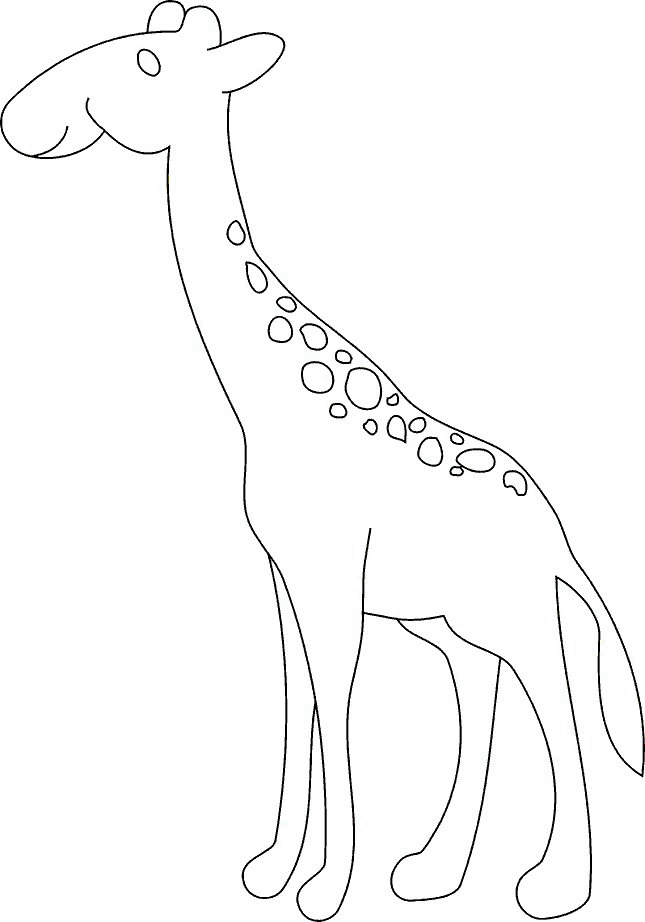 Giraffe coloring pages