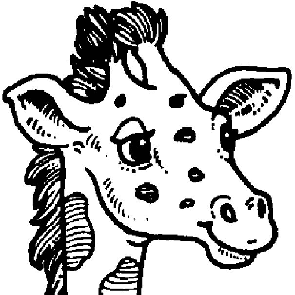 Giraffe coloring pages