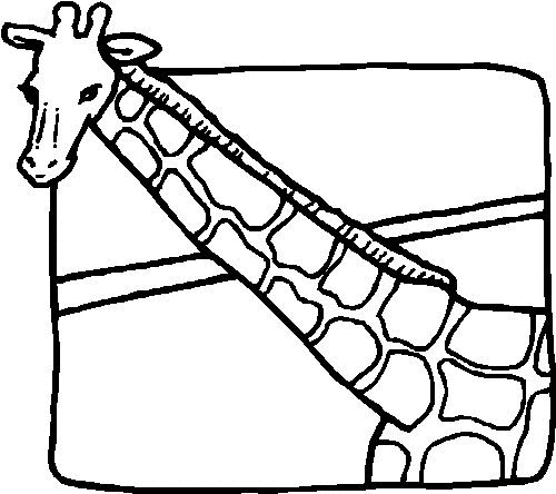 Giraffe coloring pages