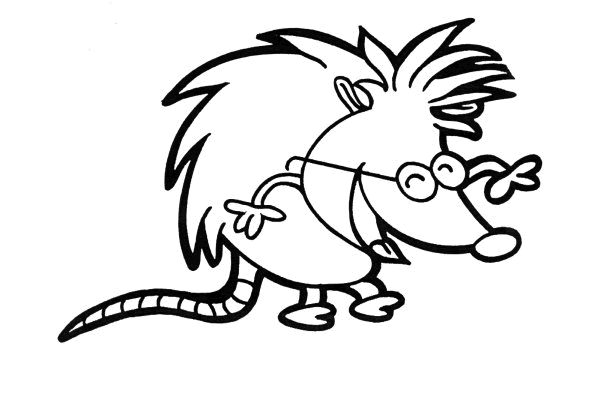 Hedgehog coloring pages