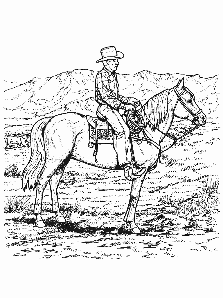 Horse coloring pages