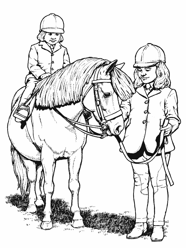 Horse coloring pages