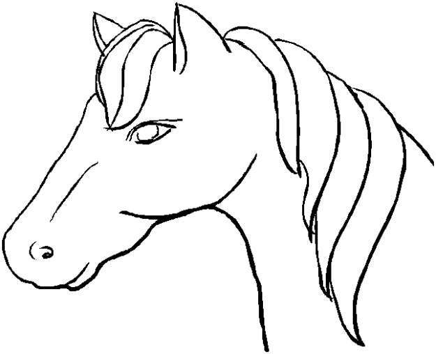 Horse coloring pages