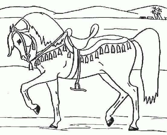 Horse coloring pages