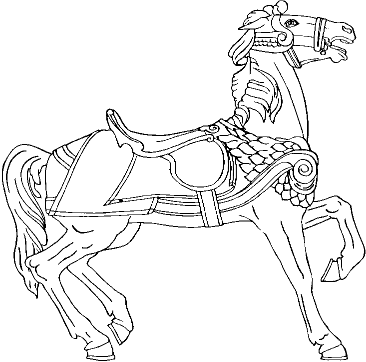 Horse coloring pages