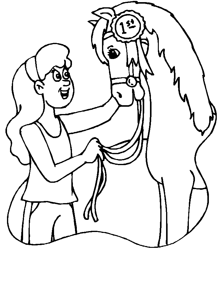 Horse coloring pages