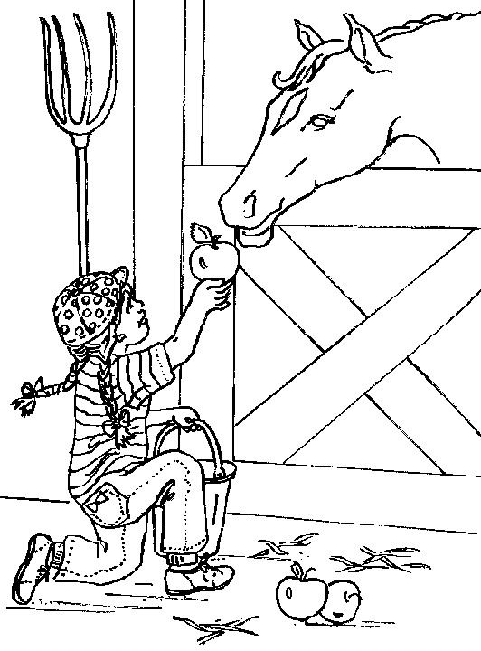 Horse coloring pages