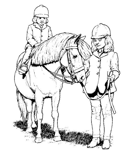 Horse coloring pages