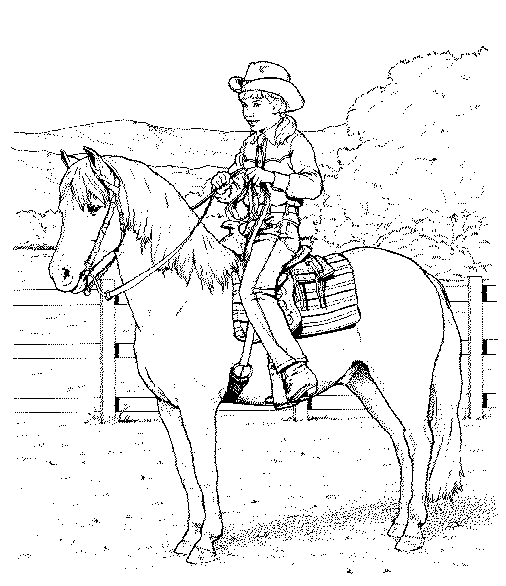 Horse coloring pages