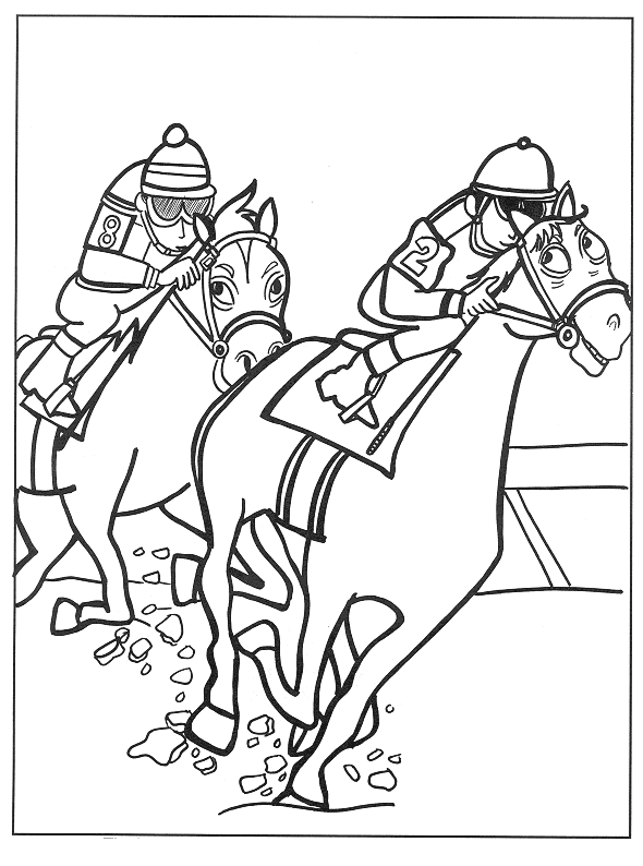 Horse coloring pages