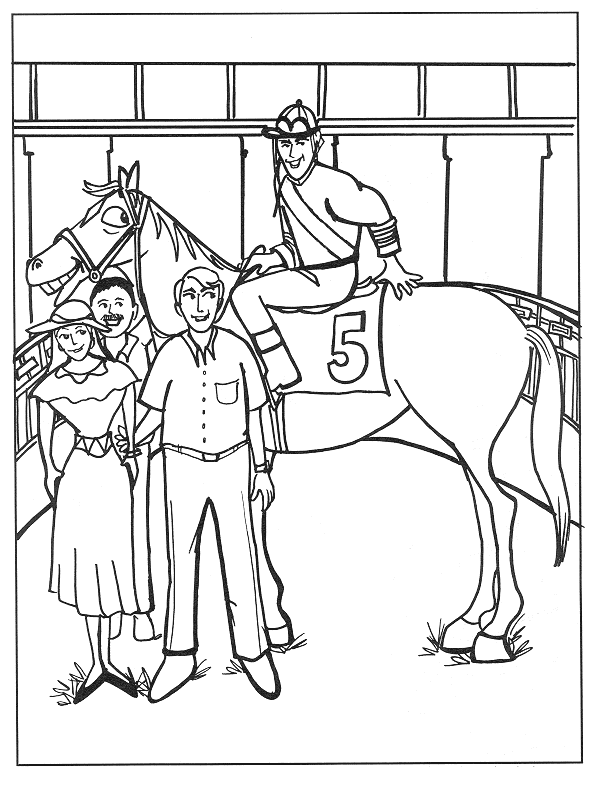 Horse coloring pages