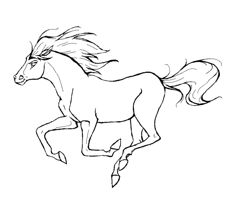 Horse coloring pages