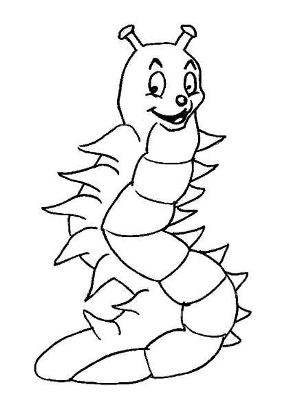 Insect coloring pages