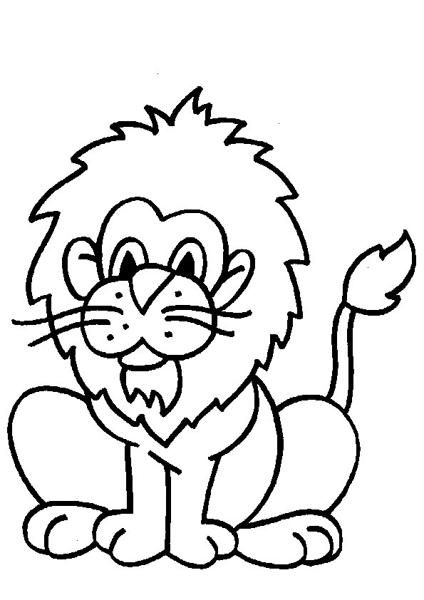 Lion coloring pages