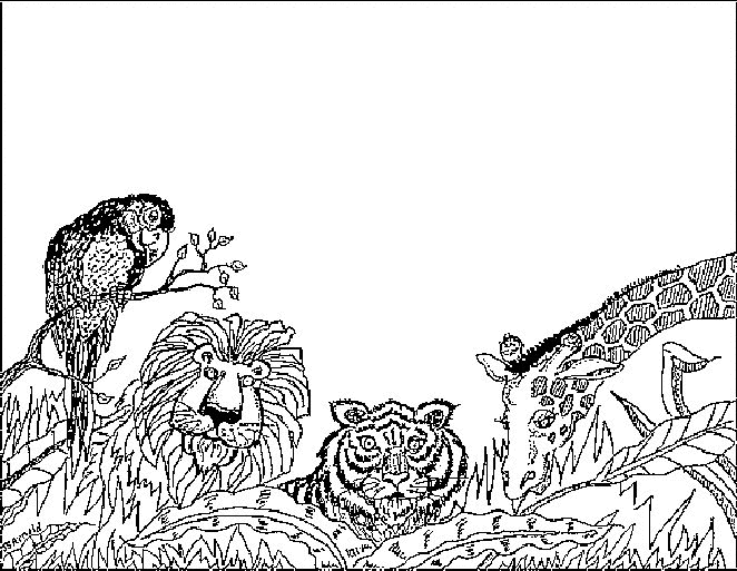 Lion coloring pages