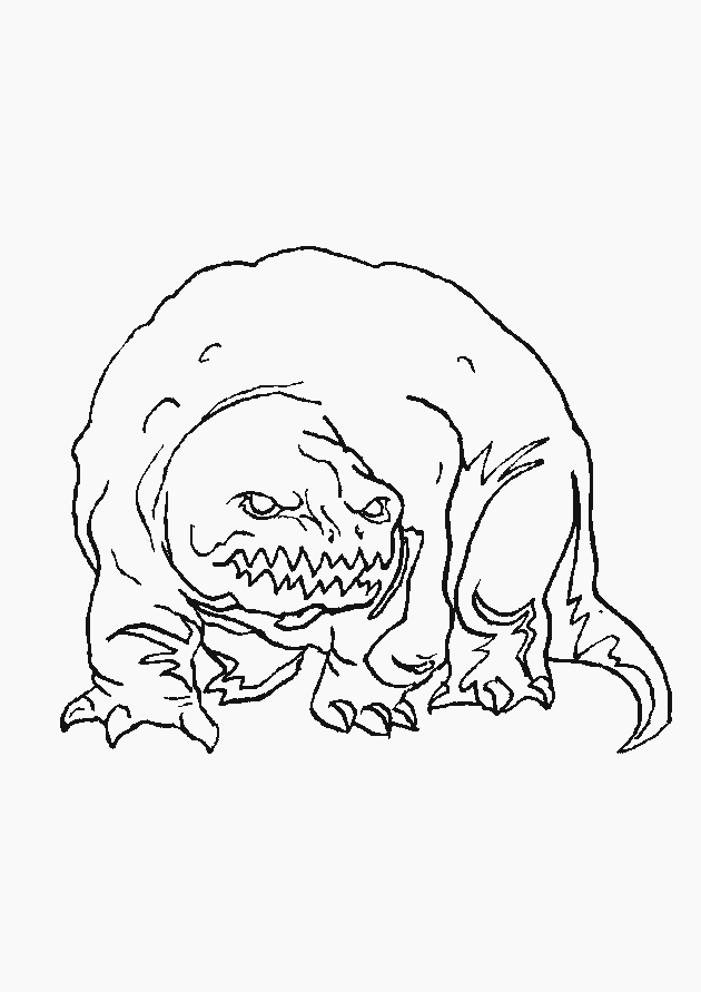 Monsters coloring pages