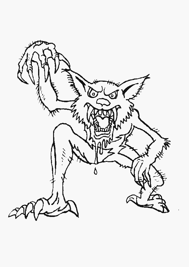 Monsters coloring pages