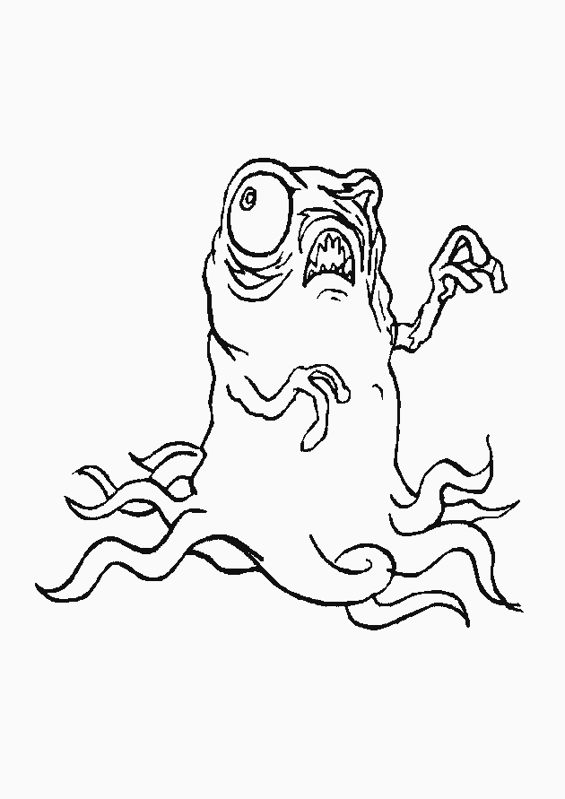 Monsters coloring pages