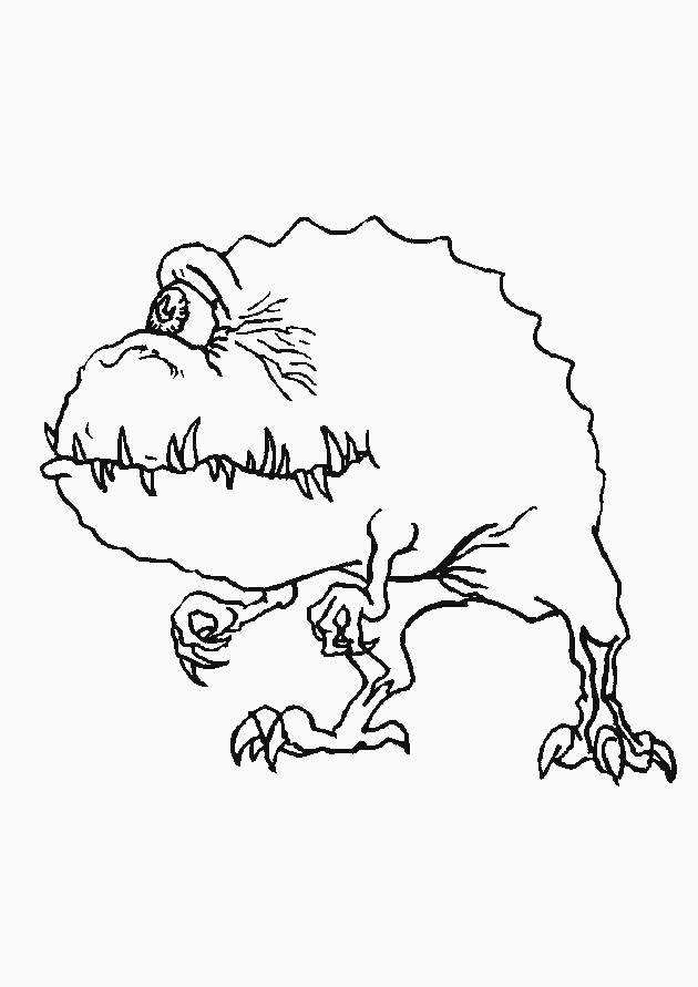 Monsters coloring pages