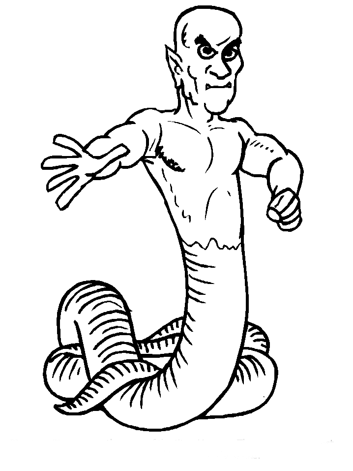 Monsters coloring pages