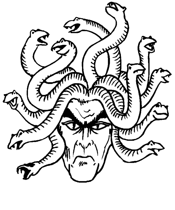 Monsters coloring pages