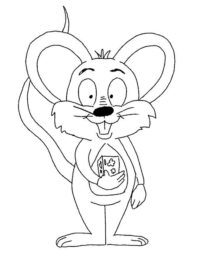 Mouse coloring pages