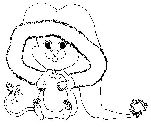 Mouse coloring pages