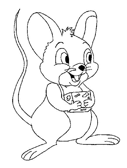 Mouse coloring pages