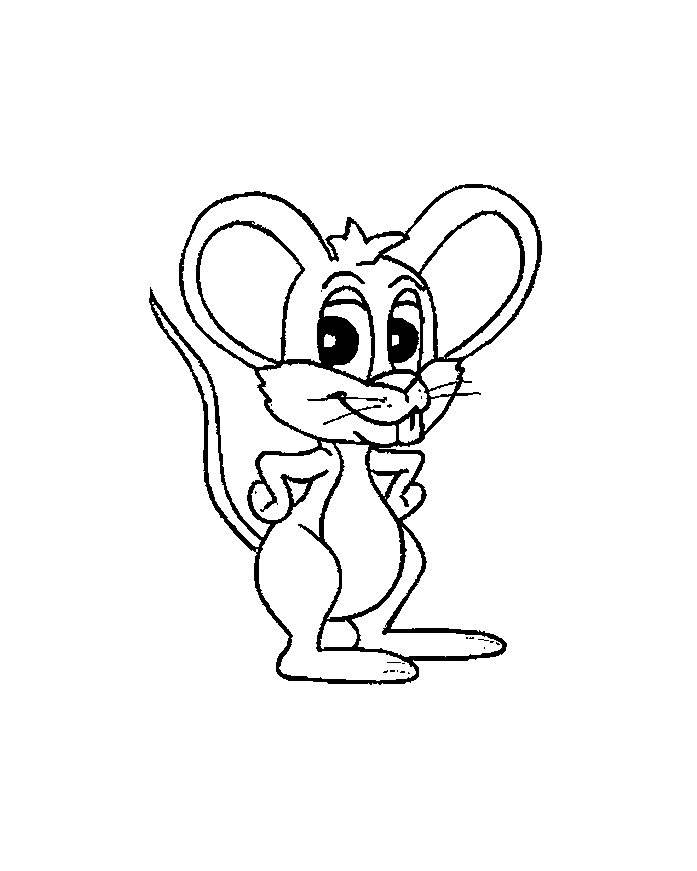 Mouse coloring pages