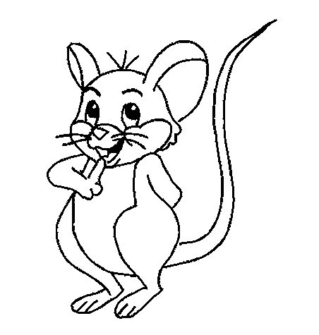 Mouse coloring pages