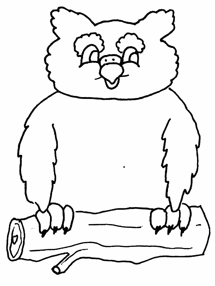 Owl coloring pages