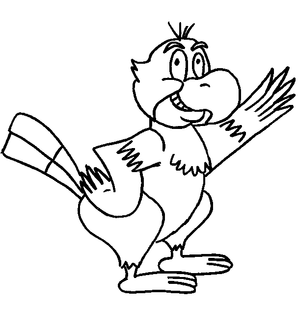 Parrot coloring pages