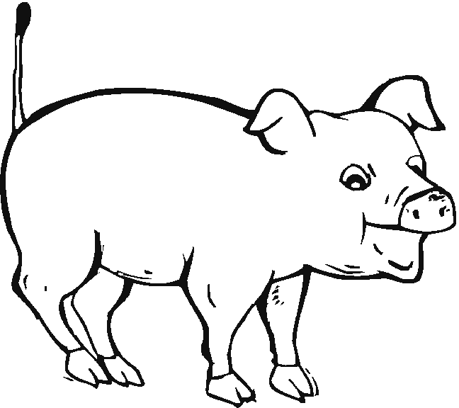 Pig coloring pages