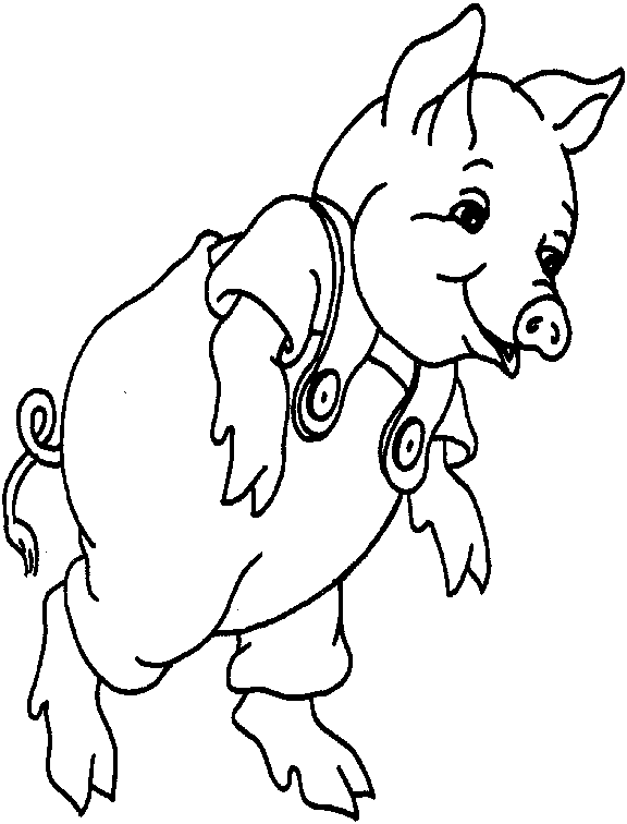 Pig coloring pages