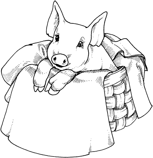 Pig coloring pages