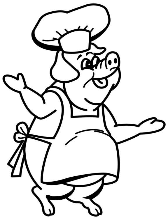 Pig coloring pages