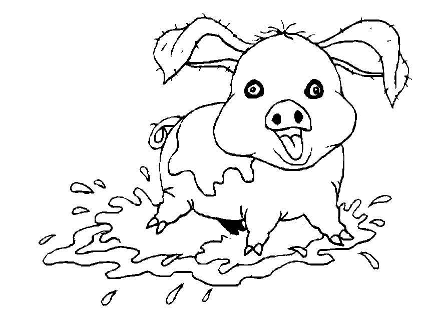 Pig coloring pages