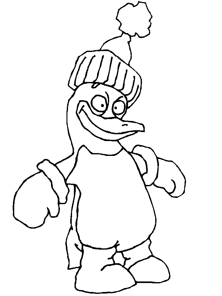 Pinguin coloring pages