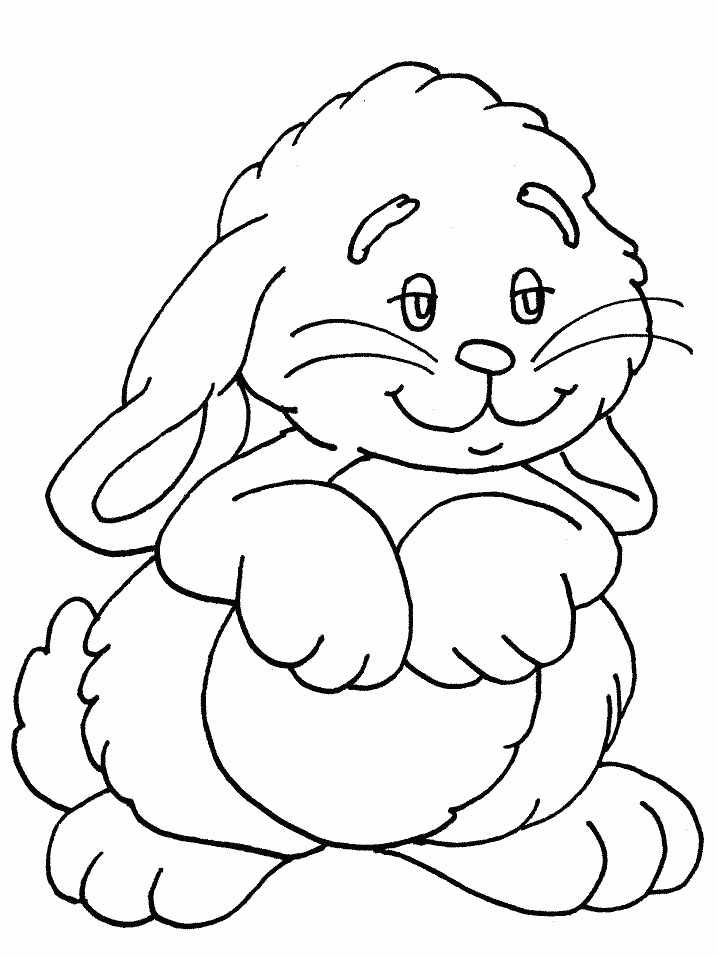 Rabbit coloring pages