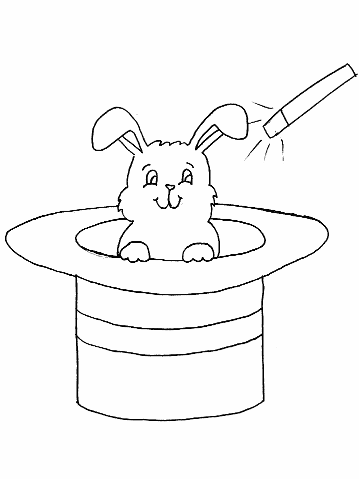 Rabbit coloring pages