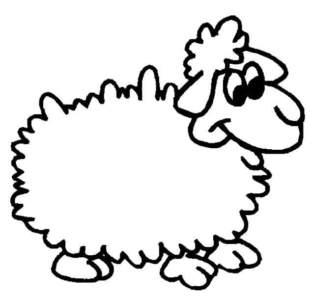 Sheep coloring pages