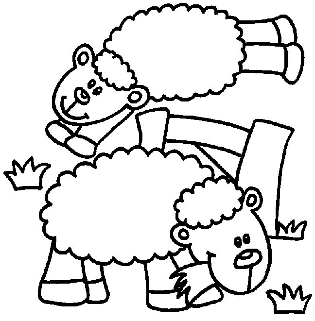 Sheep coloring pages