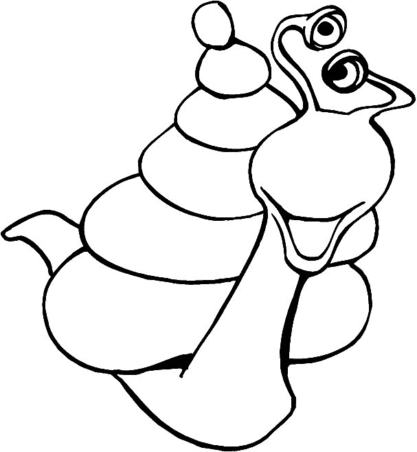 Snail coloring pages